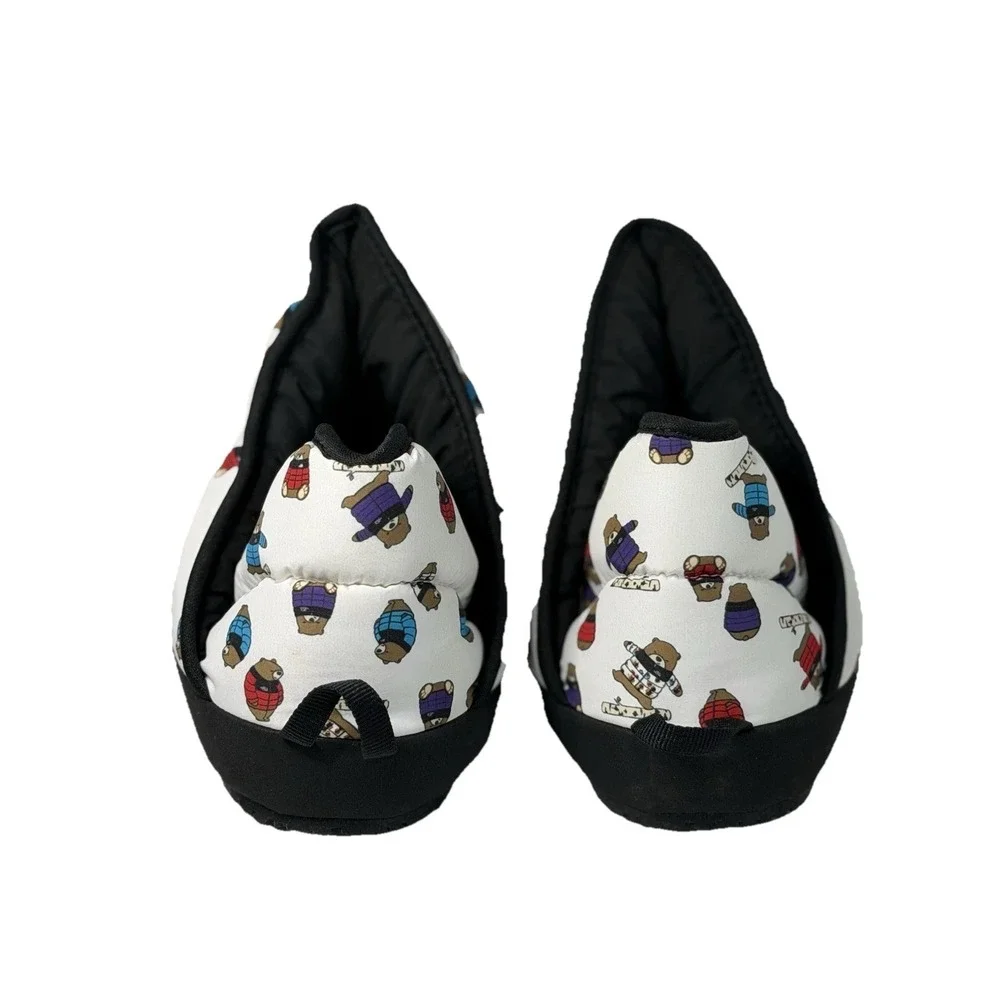 The North Face Nuptse Mules Bears Print Kids Size 4 No‎ Box